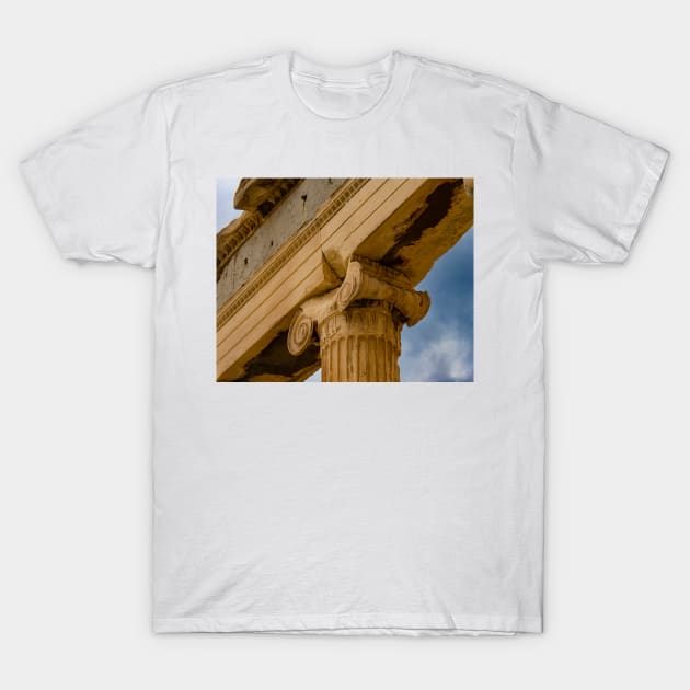 Ionic Scrolls, Acropolis, Athens T-Shirt by BrianPShaw